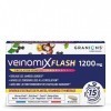 GRANIONS Veinomix Flash 1200 mg : circulation veineuse, jambes lourdes, hémorroïdes - Plantes marronnier dinde, petit houx 