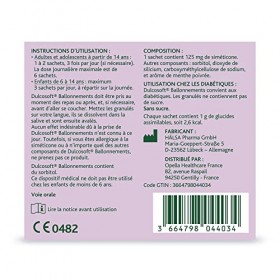 Dulcosoft Ballonnements - Dispositif Médical - 18 Sachets Prêts à L’Emploi, Goût Menthe Poivrée - Aide à Éliminer Les Gaz Int