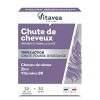 Vitavea Chute de Cheveux - Complément Alimentaire Soin Cheveux - 3 Actions : Chute, Pousse, Résistance - Biotine vitamine B8