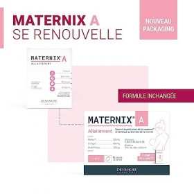 Densmore - Maternix A - Complément Alimentaire Allaitement - 100% des Apports Nutritionnels - Vitamine C, Oméga 3, Vitamine D