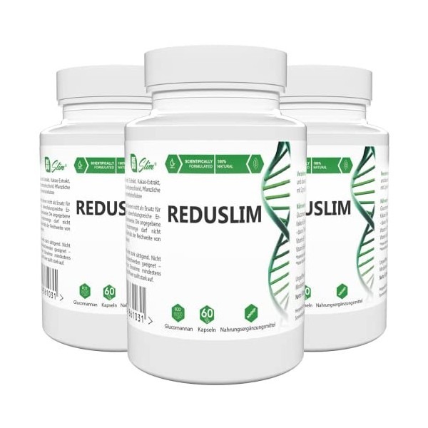 Reduslim 180 capsules 3x 60 capsules - paquet de 3