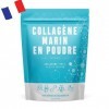 Collagène Marin Hydrolysé Type I en poudre - 310g Cure. Protéine en Compléments Alimentaires pour la Peau, Cheveux, Musculati