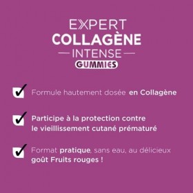 Forté Pharma - Expert Collagène Intense Gummies | Complément Alimentaire Anti-âge contre les signes de Vieillissement | Colla
