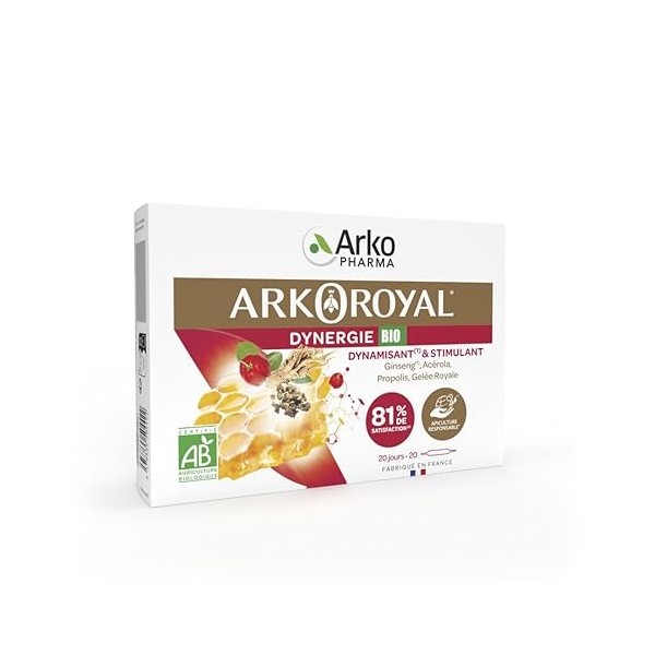 Arkopharma Arko Royal Dynergie Bio 20 Ampoules