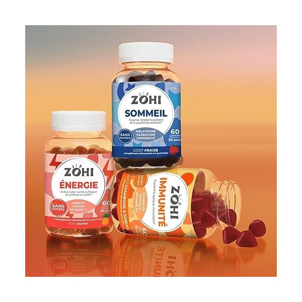 Coffret Hiver - Compléments Alimentaires 1 pilulier Zohi Immunite - 1 pilulier Zohi Energie - 1 pilulier Zohi Sommeil - 3 x 6