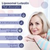 Lutéoline Liposomale Gélules 500 mg, Absorption Maximale, Flavonoïde Hautement Dosé, Complément Antioxydant, Sans Soja, Non-G