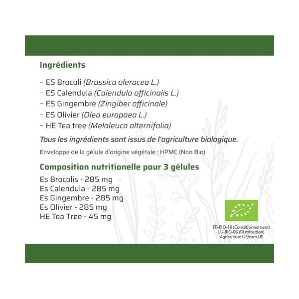 Biophénix CandiActiv 3 biologique 60 gélules - Complément alimentaire BIO 100% naturel à base de végétaux - Module la prolif