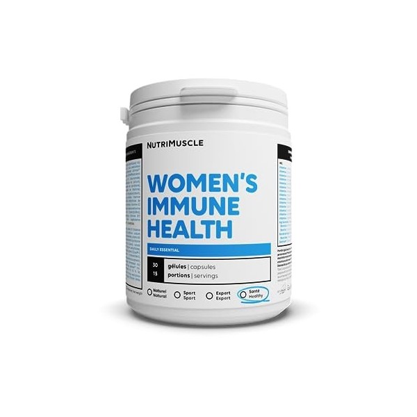 Mix Immunitaire Femme | Multivitamines & Multiminéraux • Lutte contre les carences en fer • Renforce système immunitaire • Lu