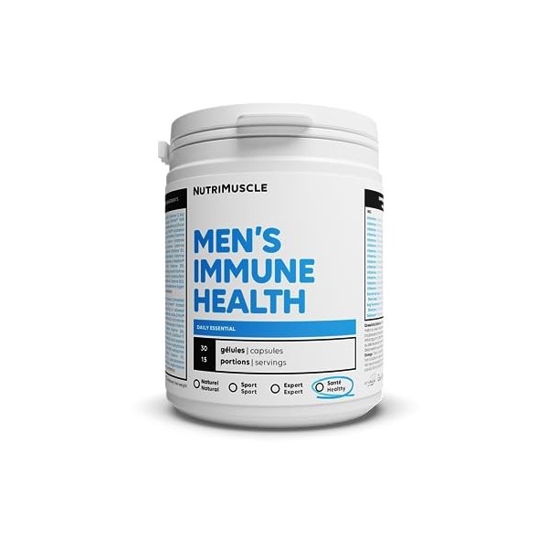 Mix Immunitaire Homme | Multivitamines & Multiminéraux • Renforce système immunitaire • Lutte contre la fatigue | Nutrimuscle