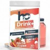 h2o+ Drink+ | pour 30 boissons | 15L | Électrolytes + Vitamine C | Hydratation, Antioxydant | Sels minéraux | Format Poudre à