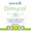 Biophénix Dimucol 60 gélules - Complément alimentaire 100% naturel testé cliniquement - Oleuropéine - Régule le cholestérol