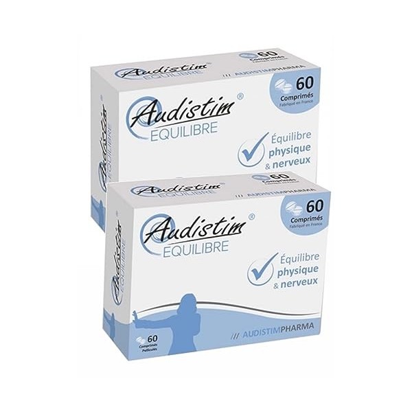 Audistimpharma - AUDISTIM EQUILIBRE - Equilibre Physique et Nerveux - Lot de 2 Boites de 60 Comp. 2 