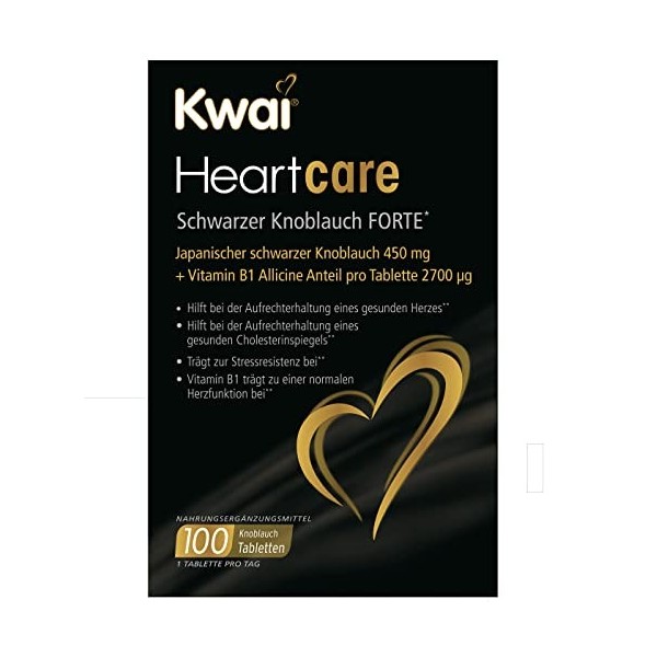 Kwai Heartcare Zwarte Knoflook FORTE 100 tabletten