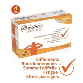 Audistimpharma - AUDISTIM JOUR/NUIT Bourdonnements - acouphènes - Lot de 3 Boites de 60 Comp. 3 
