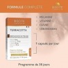 BIOCYTE Terracotta Bronzage Intense - Complément Alimentaire Solaire - Mélanine, Céramosides, L-tyrosine, Vitamine C, Cuivre 