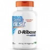 Doctors Best, D-Ribose, 850mg, Haute Dosé, 120 Capsules végétaliennes, Testé en Laboratoire, Sans Gluten, Sans Soja, Végétar