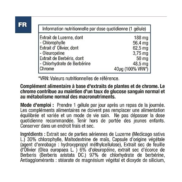 SUCROFF - Régulateur de Niveau de Sucre de Cholestérol et de Triglycérides dans le Sang - Complément Alimentaire à base de Lu