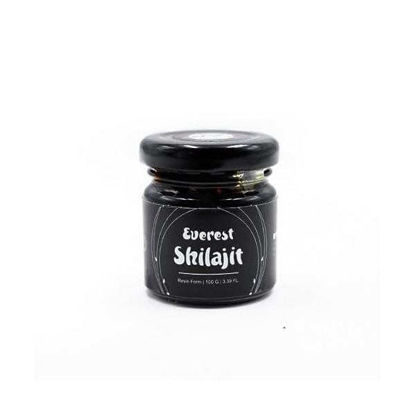 "Shilajit authentique du Népal | Pure résine naturelle | Cuillère à mesurer offerte !" 50g 