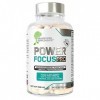 "PowerFocus Pro® 1 Complément nootropique à base de plantes pour le cerveau avec vitamines et minéraux | Choline, Bacopa Mon