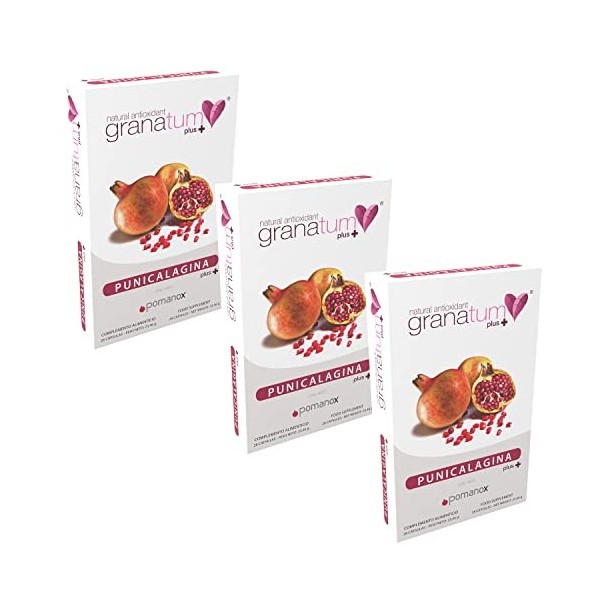 Granatum Plus | Punicalagine Plus | Pomanox | Extrait de grenade | Grenade gélules | Polyphénols naturels| Complément aliment