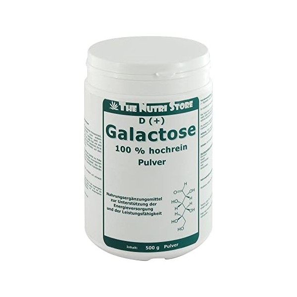 The Nutri Store Galactose 100% reines Pulver, 500 g Poudre