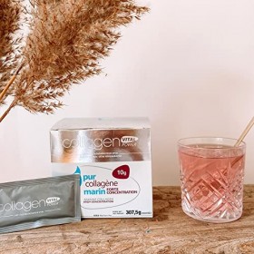 Collagen Vital Power - Actifs de Biopeptides de Pur Collagène Marin à Forte Concentration - Complément Alimentaire Anti- ge R