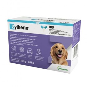 Zylkene 450 mg - 50 gélules 5 x 10 gélules - Complément alimentaire pour chien qui aide à gérer lanxiété et les situations