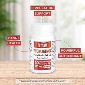 Pycnogenol - Aide la Circulation Sanguine Lutte contre l’Insuffisance Veineuse - Extrait Breveté dÉcorce de Pin Maritime Fra