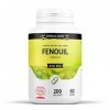 Fenouil 250 mg - 200 gélules - Certifié Ecocert