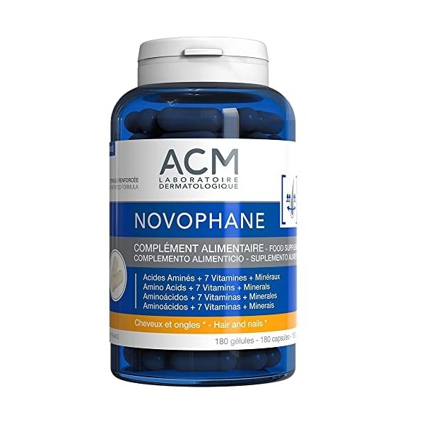 ACM Novophane - Cheveux & ongles - Formule Renforcée - 180 gélules