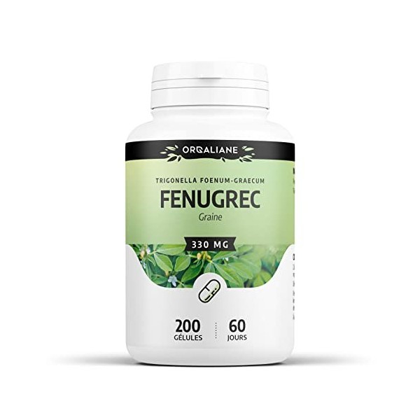 Fenugrec 330mg - 200 gélules