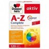 Doppelherz aktiv A-Z Complete Depot, Complément alimentaire, Vitamines à libération progressive, 120 comprimés