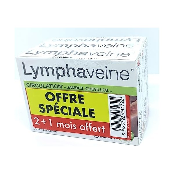 3c Pharma - Lymphaveine 30 Comprimes 3 