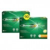 Berocca Energie Comprimés Effervescents, Vitamine C, B3, B5, B1, B12, Calcium, Magnésium, Zinc, goût Orange, 2 Pack de 45 com