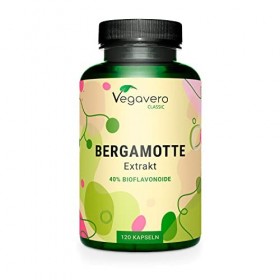 Citrus Bergamote | 120 Gélules | Premium : 40% de Bioflavonoïdes polyphénols | Sans Additifs | 9375 mg 625 mg dExtrait 15