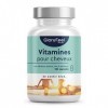 Vitamines Cheveux avec Biotine, Zinc & Sélénium, Pousse Cheveux, Anti Chute de Cheveux, 180 Capsules 3 Mois , Extrait de Mil