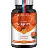 Multivitamines et Minéraux - Formule Unique au GINSENG - Vitamines B1, B3, B6, B9, B12, C, D3, Fer et Calcium - Energie, Vita