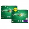 Berocca Energie Comprimés Effervescents, Vitamine C, B3, B5, B1, B12, Magnésium, Zinc, goût Cassis, 2 Pack de 45 comprimés - 