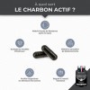 Charbon Actif BIO - Charbon Végétal Breveté PURECOAL® - Issu de Bois de Châtaignier Français - Contre Ballonnements, Flatulen