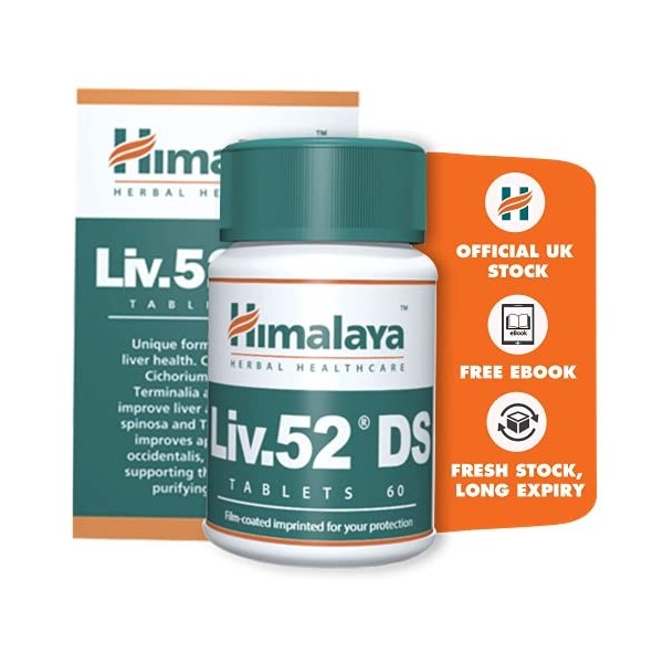 Liv52 DS 120 Tabs | Double Force | Conforme à lUE | avec eBook sur LiverHealth