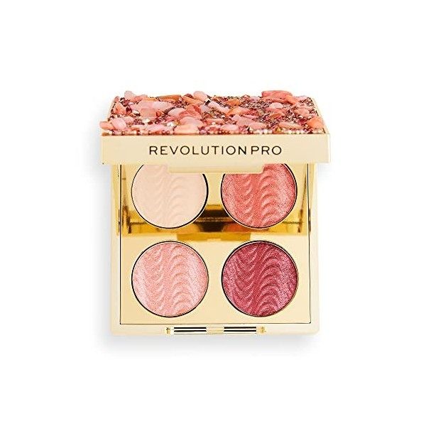 Revolution Pro, Ultimate, Eye Quad, Palette dOmbres à Paupières , Quartz Crush, 4 Ombres, 3.2g