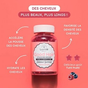 LASHILÉ BEAUTY - Compléments Alimentaires - Good Hair Women/ Good Skin + Trousse Offerte - Cure 1 mois - 60 Gummies - Fabrica