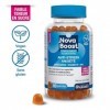 Novaboost - Complément Alimentaire - Gummies Anti-stress & anxiété - Saveur Citron Faible Teneur en Sucre - Vegan & Sans Glut