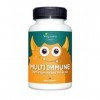 Multivitamines Enfants Gummies Vegavero® | Dès 3 ans | VEGAN | Avec Vitamine C, D3, B6, B12 et A + Calcium + Zinc + Manganèse