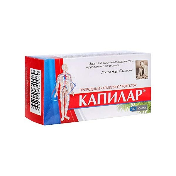 KAPILAR taxifoline - Source de dihydroquercétine, 100 comprimés de 0,25 g