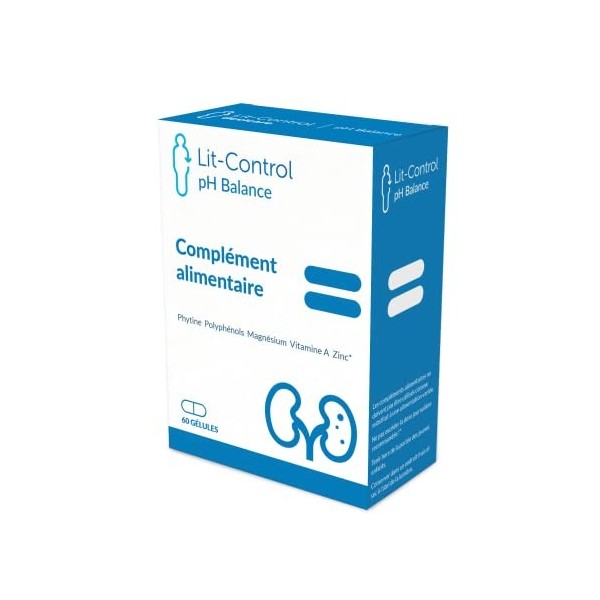 Devicare Lit-Control pH Balance - Complément Alimentaire - Empêche la Cristallisation des Sels Urinaires - Calculs Rénaux - B