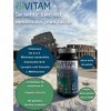 Multivitamines et Minéraux avec Coenzyme Q10, 23 micronutriments, D3+K2, lycopène, 90 gélules, Vegan, Multivitamines Homme/Fe