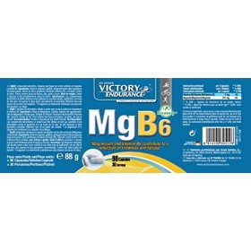Victory Endurance MG B6 90 Gélules Magnésium et Vitamine B6 - contribuent à la réduction de la fatigue musculaire. Idéal po