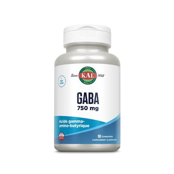 Kal Gaba 750 mg | Stress et détente | 90 Comprimés