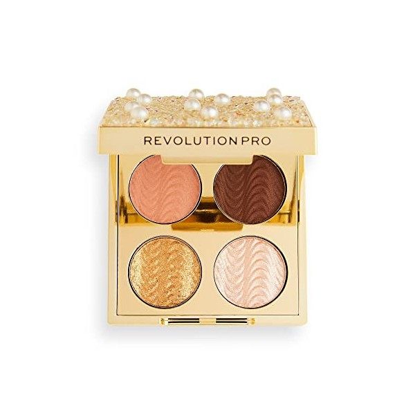 Revolution Pro, Ultimate, Eye Quad, Palette dOmbres à Paupières&nbsp;, Quartz Crush, 4 Ombres, 3.2g Fards à paupières